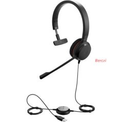   JABRA Fejhallgató - Evolve 20 UC Mono Vezetékes USB, Mikrofon
