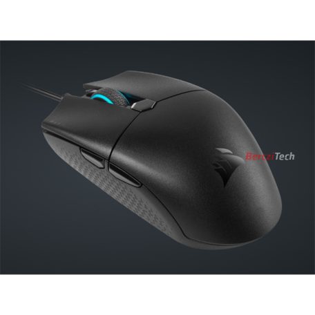 CORSAIR Vezetékes Egér Gaming, KATAR PRO Ultra-light, 6 programozható gomb, RGB Világítás, 12400dpi, fekete