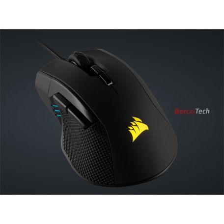 CORSAIR Vezetékes Egér Gaming, IRONCLAW RGB FPS/MOBA, 7 programozható gomb, RGB Világítás, 18000dpi, fekete