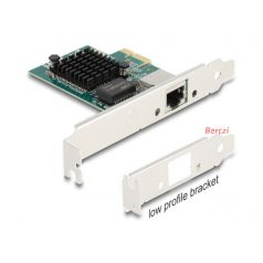   DELOCK PCI-E x1 Bővítőkártya > 1x RJ45 Gigabit LAN BCM