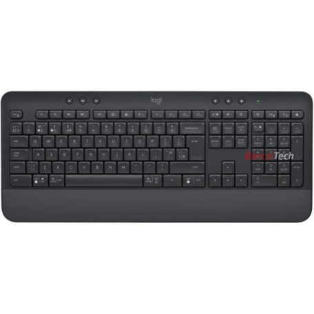 LOGITECH Billentyűzet - K650 Signature Vezeték Nélküli & Bluetooth Grafitszürke, HUN