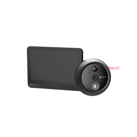 EZVIZ HP4 kültéri vezeték nélküli kukucskáló csengővel  4,3 hüvelyk, kétirányú video hívás, csengő, 4600 mAh, 512G