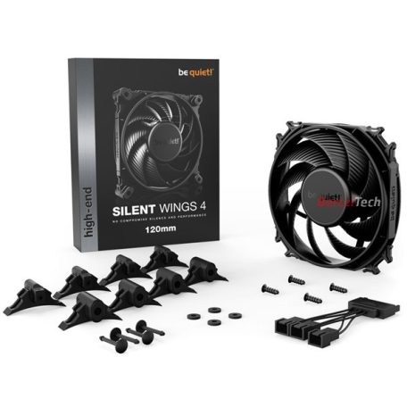 BE QUIET! Rendszerhűtő ventilátor Silent Wings 4, 12cm