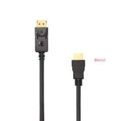 SBOX Kábel, CABLE DP Male - HDMI Male 2 m