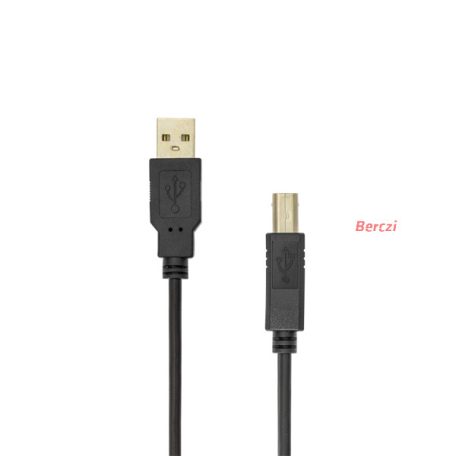 SBOX Kábel, CABLE USB A Male - USB B Male 3 m