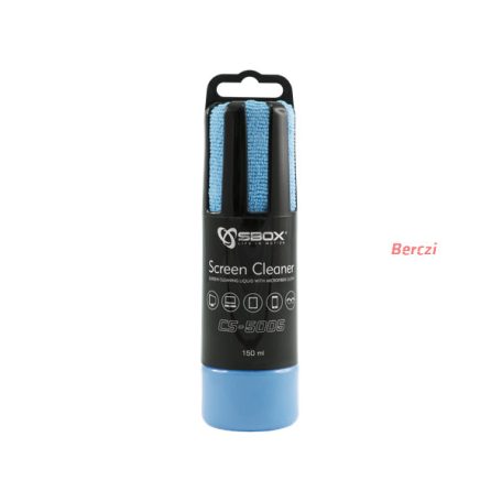 SBOX Tisztítószer szett, SCREEN CLEANER, Blue