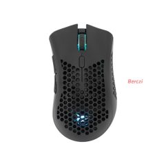   WHITE SHARK LIONEL-B, WGM-5012B vezeték nélküli gamer egér, fekete, 10000 dpi