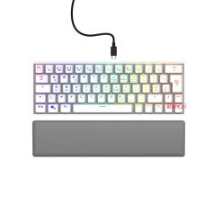  URAGE by HAMA 217829, GAMING URAGE EXODUS 760TKL MECHANIKUS MINI BILLENTYŰZET, RGB, RED SWITCH, FEHÉR