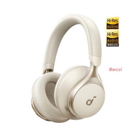 ANKER Vezeték Nélküli Fejhallgató, Soundcore Space One, Aktív Zajszűrő, latte cream - A3035G21