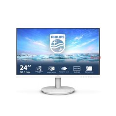   PHILIPS IPS monitor 23.8" 241V8AW, 1920x1080, 16:9, 250cd/m2, 4ms, VGA/HDMI, hangszóró, fehér