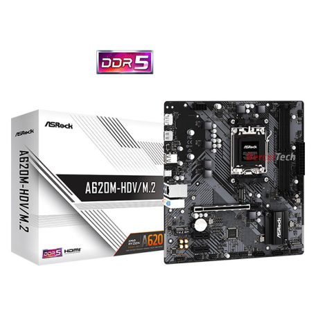 ASROCK Alaplap AM5 A620M-HDV/M.2 AMD A620, mATX