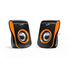   GENIUS 2.0 Hangszóró SP-Q180 3.5mm Jack+ USB 6 Watt Fekete/Narancs
