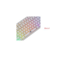 BARACUDA BGK-001114W fehér gamer billentyűzet, angol