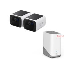   ANKER EUFY Kamera, SoloCam S220 + HomeBase 3, 2K, Beépített Napelem, AI arcfelismerés, WiFi-s, kültéri - E8134328
