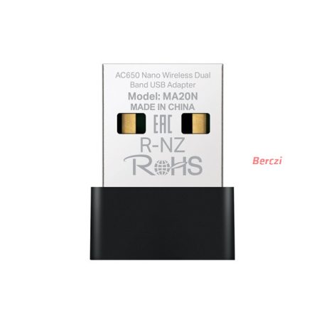 MERCUSYS Wireless Adapter USB Dual Band AC650, MA20N