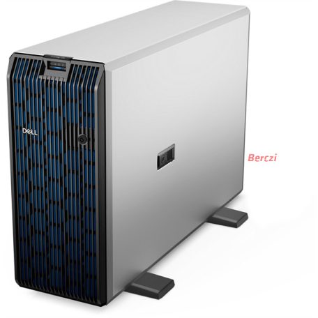 DELL ISG szerver - PE T550 torony (8x3.5"), 1x12C S4310 2.1GHz, 1x16GB, 1x480GB RI SSD; H755, iD9 En., 2x700W.