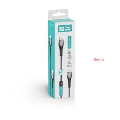   COLORWAY Kábel, Type-C - Type-C (PD Fast Charging 65W) 3.0A 2m gray (CW-CBPDCC039-GR)