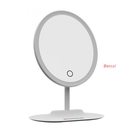 HUMANAS ML03 akkumulátoros sminktükör, LED, 1000 mAh, 0,58 kg, állítható kar, 3 színhőmérséklet