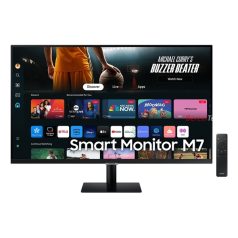   SAMSUNG Smart VA 32" monitor M70D, 3840x2160, 16:9, 300cd/m2, 4ms, HDMI/USB/USB-C/WiFi/Bluetooth, hangszóró