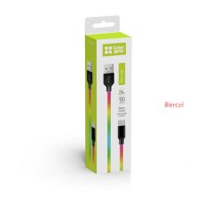   COLORWAY Kábel, USB MicroUSB (multicolor) 2.4A 1m (CW-CBUM017-MC)