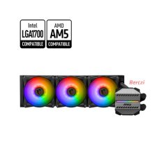   MSI CPU hűtő Coreliquid M360 3xARGB (vízhűtés), Univerzális