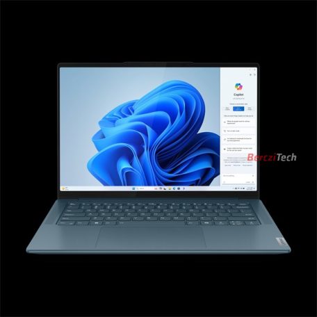 LENOVO Yoga Pro 7 14AHP9, 14.5" 2.5K, AMD Ryzen 7 8845HS, 16GB, 512GB SSD, NoOS, Tidal Teal