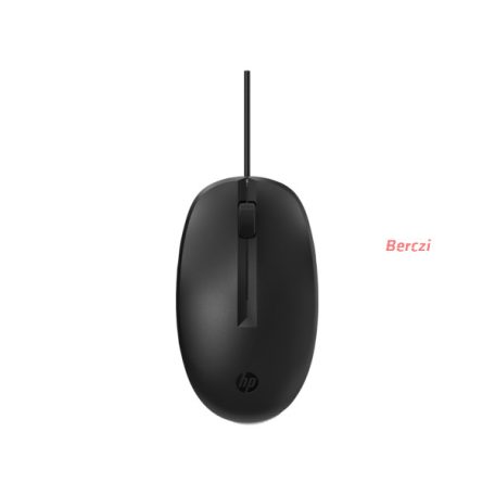 HP vezetékes egér 125 - fekete