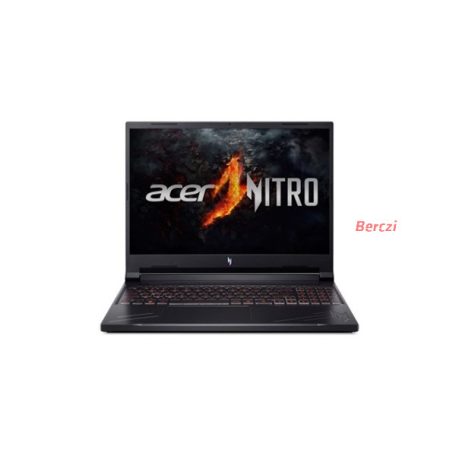 ACER Aspire Nitro ANV16-41-R6XU, 16" WQXGA IPS, AMD Ryzen 7-8845H, 16GB, 1TB SSD, GeForce RTX 4060, DOS, fekete