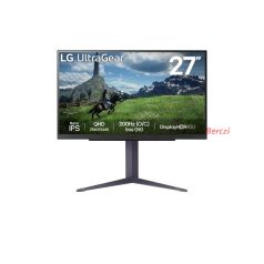   LG Gaming 200Hz Nano IPS monitor 27" 27GS85Q, 2560x1440, 16:9, 400cd/m2, 1ms, 2xHDMI/DisplayPort/3xUSB, Pivot