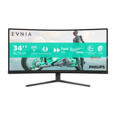   Philips EVNIA Ívelt Gaming 180Hz monitor 34", 34M2C3500L/00 3440x1440, 21:9, 0,03ms, 2xHDMI/DisplayPort