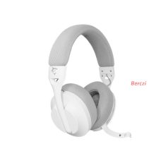   WHITE SHARK FALCON-W, GH-2441W, vezeték nélküli gamer fejhallgató, fehér