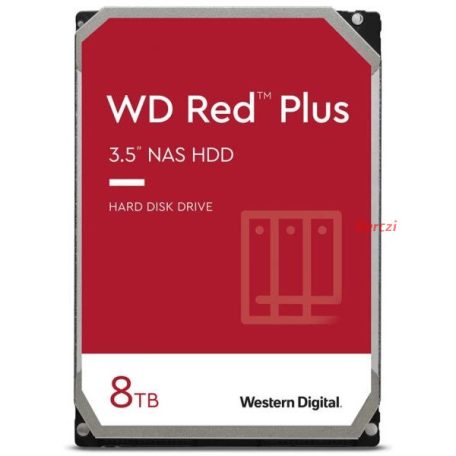 WESTERN DIGITAL 3.5" HDD SATA-III 8TB 5640rpm 256MB Cache, CAVIAR Red Plus