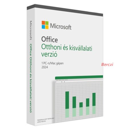 MICROSOFT Office Home and Business Otthoni és kisvállalati 2024 Hungarian EuroZone Medialess