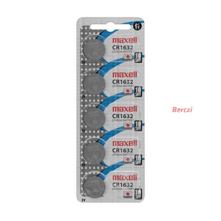 MAXELL Gombelem CR1632, 5db/csomag