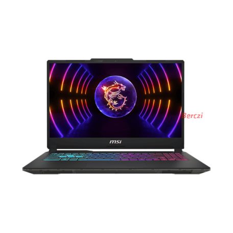 MSI Gaming NB Cyborg 15 A13UDX-1812, 15,6" FHD 144Hz, i5-13420H, 16GB, 512GB M.2, RTX 3050 6GB, NOOS, Fekete