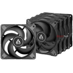   ARCTIC COOLING Rendszerhűtő Ventilátor P12 Max PWM Fekete, 12cm (5-PACK)