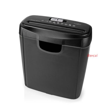 Nedis PASH112BKA4 iratmegsemmisítő, A4- es, 10L megsemmisített irat, DIN P-2 biztonsági szint – 6 mm széles csíkok