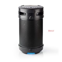   Nedis SPBB350BK akkumulátoros party boombox, Bluetooth, 150W, 3,5 óra, 4400 mAh, USB, AUX 6,35 mikrofon bemenet