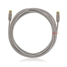   KELINE Kábel Patch STP CAT.6 0.5m, LSOH halogénmentes, Szürke