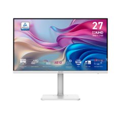   MSI Monitor Business Modern MD272UPHW 27" UHD, 3840x2160, 60Hz, IPS, 4ms, HDMI, DP, USB-C, Docking, White