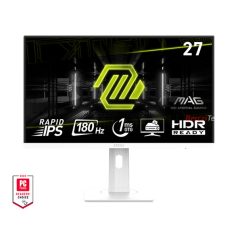   MSI Monitor GAMING MAG 274PFW Rapid IPS 27" FHD 1920x1080, 1000:1 CR, 300cd/m2, 1ms, 180Hz, DP, 2x HDMI, White