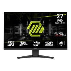   MSI Monitor GAMING MAG 272F 27" FHD 1920x1080, Rapid IPS 200Hz, 16:9, 1000:1, 0,5ms, HDMI, DP, Black