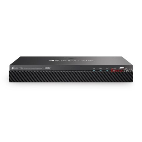 TP-LINK Video recorder 8 csatornás POE+, VIGI NVR2008H-8MP