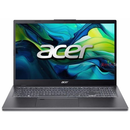 ACER Aspire A15-61M-R18B, 15.6" FHD, AMD Ryzen 5 8640HS, 16GB, 512GB SSD, UMA, DOS, acélszürke
