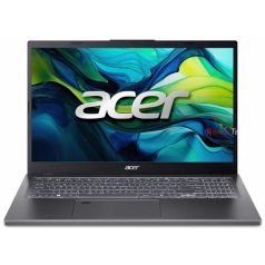   ACER Aspire A15-61M-R5S9, 15.6" FHD, AMD Ryzen 7 8840HS, 16GB, 1TB SSD, UMA, DOS, acélszürke
