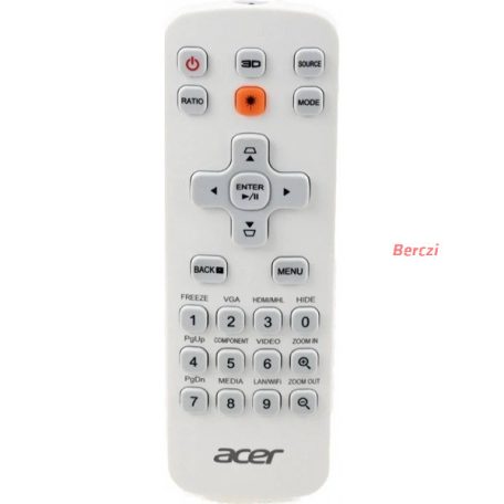 ACER távirányító projektorokhoz J3 fehér