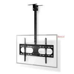   Nedis TVCM1350BK mennyezeti (plafonra szerelhető) TV / monitor állvány/tartó konzol, 42-65", dönthető, forgatható, 45kg