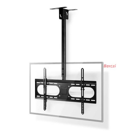 Nedis TVCM1350BK mennyezeti (plafonra szerelhető) TV / monitor állvány/tartó konzol, 42-65", dönthető, forgatható, 45kg