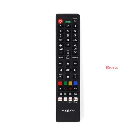 Nedis csere távirányító ,Panasonic , Sharp ,Előre programozott, Amazon Prime , Disney+ , Netflix , Rakuten TV , YouTube