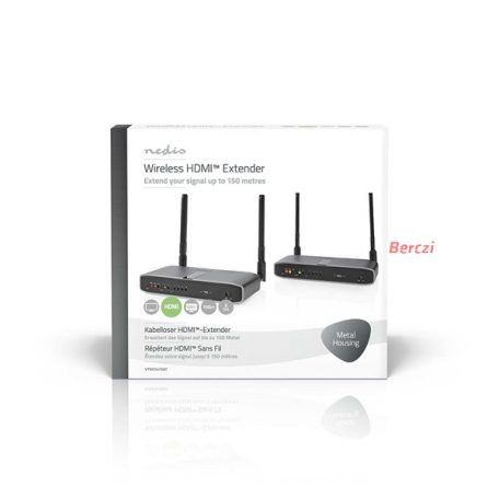 Nedis VTRA3470AT vezeték nélküli HDMI transmitter / jeltovábbító, max. hatótáv 100m